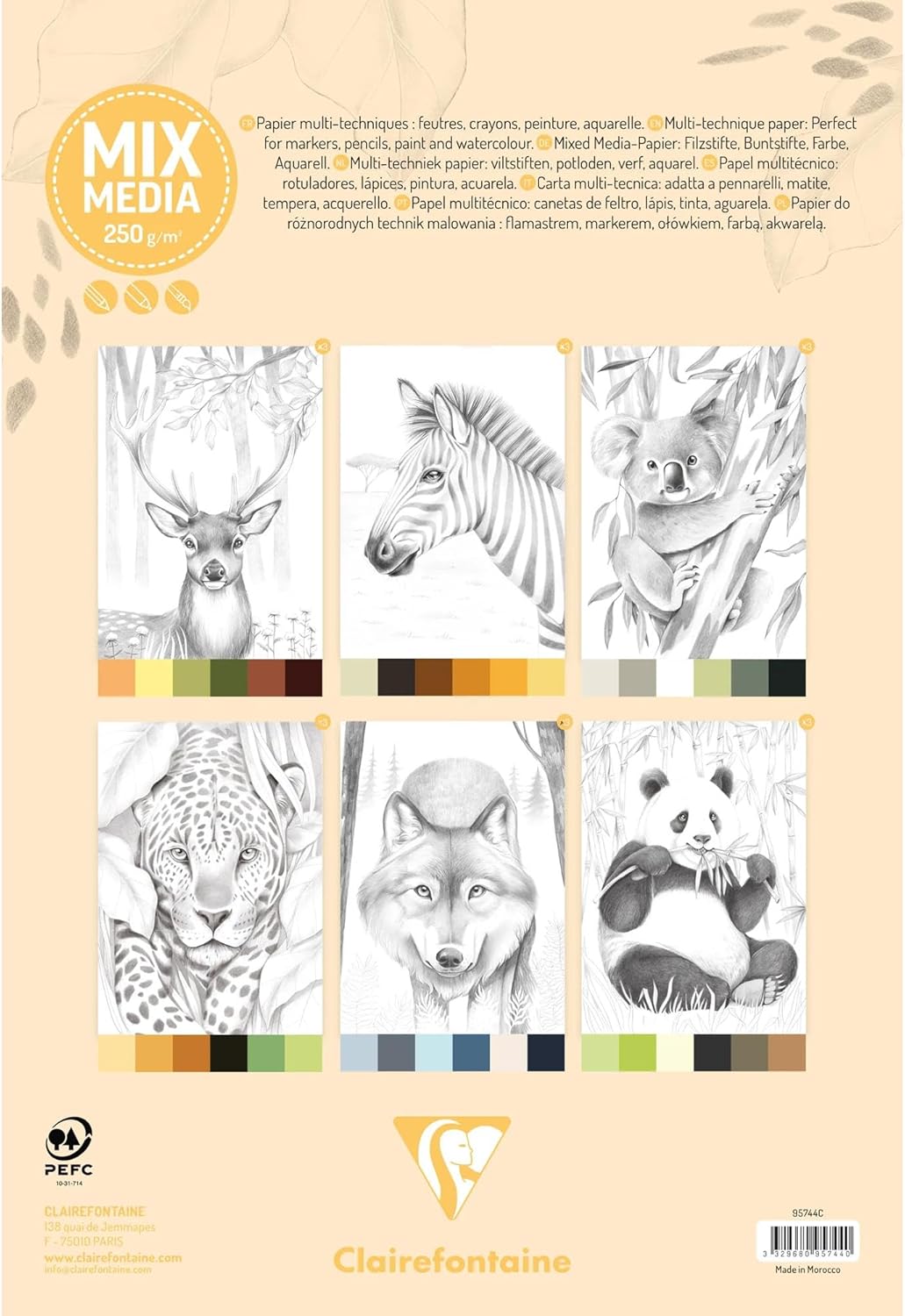 Clairefontaine Odelia Animals